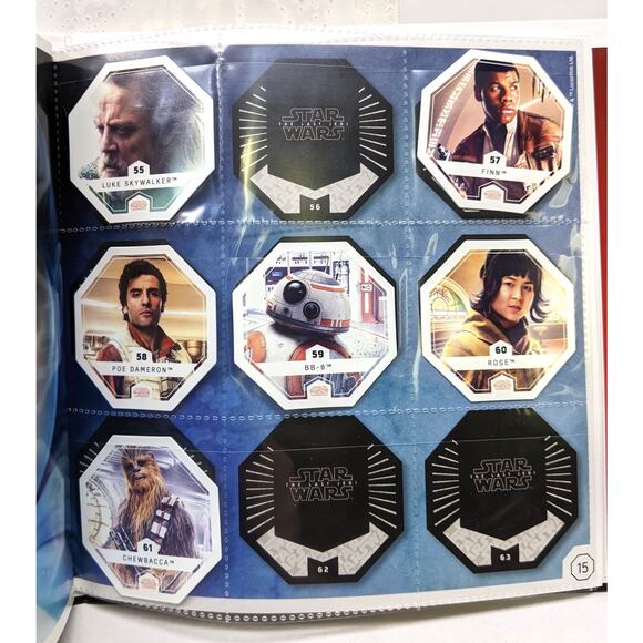 Winn Dixie Collector Star Wars Cosmic Shell Collector Album with 39 Shells Pogs - Picture 8 of 12